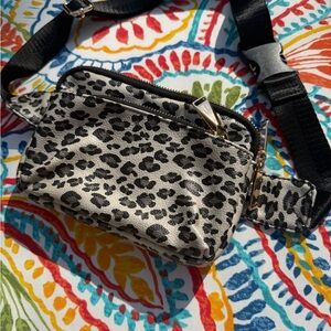 Leopard Print Crossbody or Belt Bag